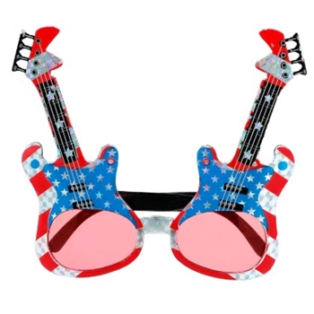 Partybrille Gitarre USA