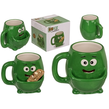 Cookie Cuddler grün Tasse