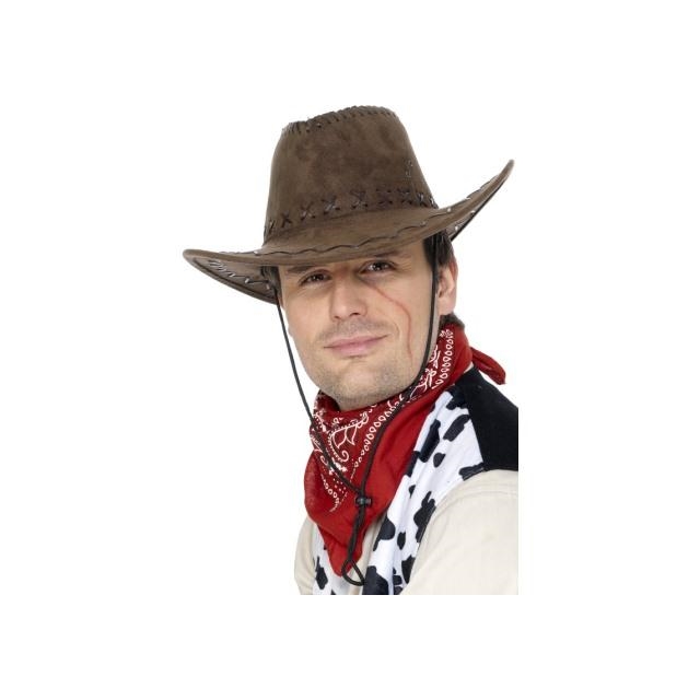 Cowboy Western braun Hut