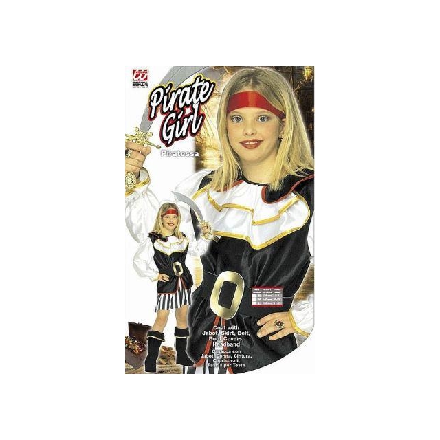 Piraten Girl 140cm Kostüm