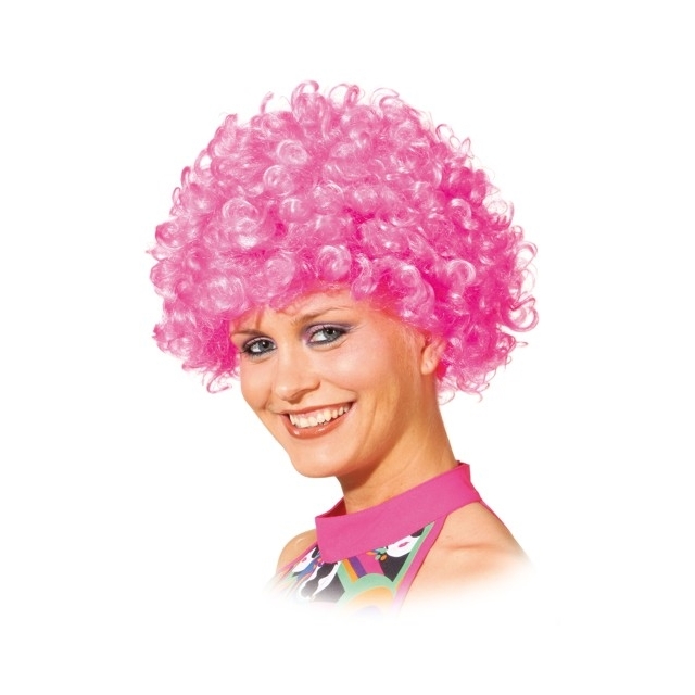 Afro Hair Pink PERÜCKE