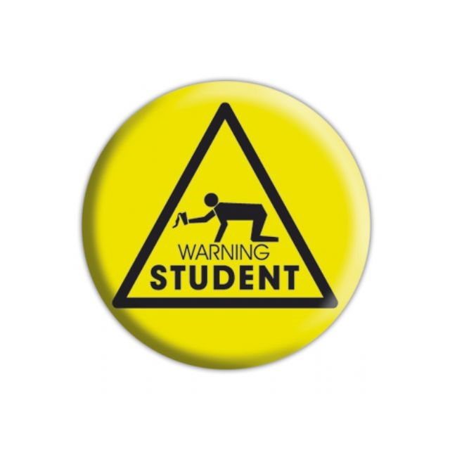 BUTTON Student Warning