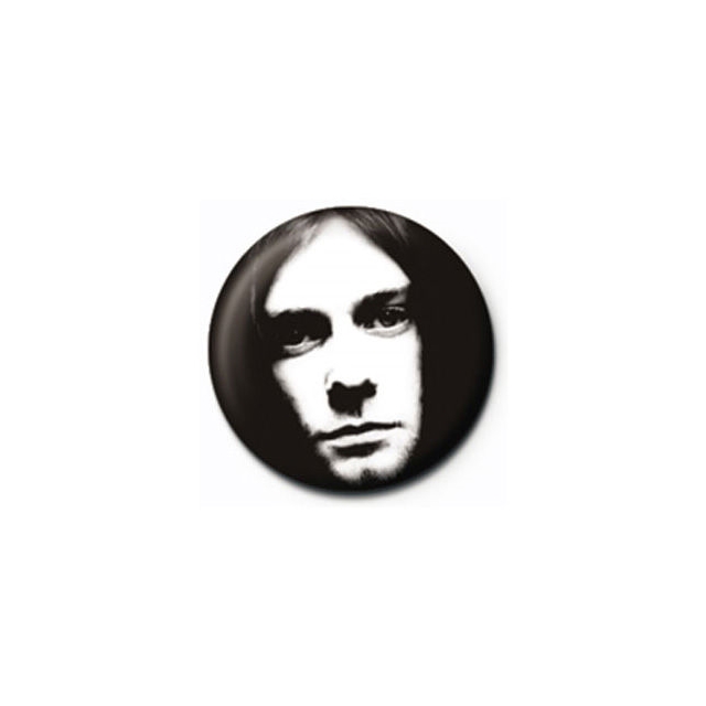 BUTTON Kurt Cobain b/w Face