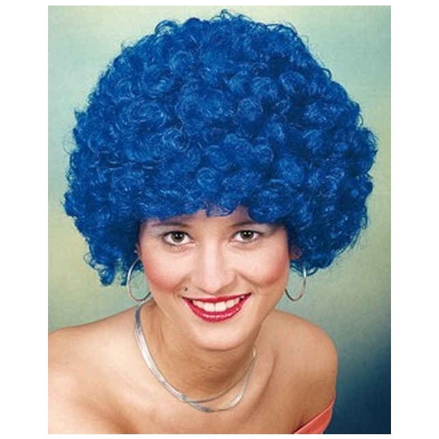 Afro Hair Blau PERÜCKE