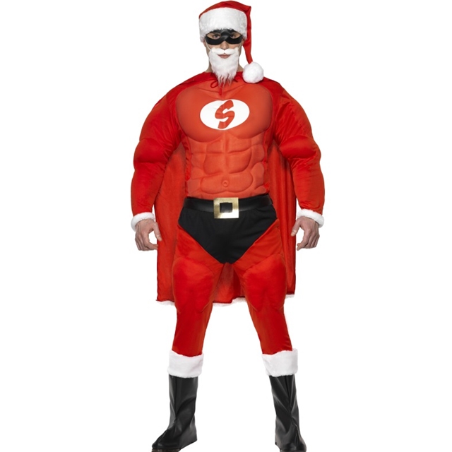 Super Fit Santa Kostüm