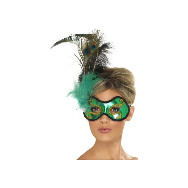 Lady Peacock Pfau Augenmaske