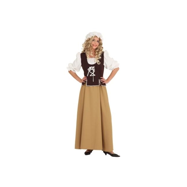 Mittelalter-Magd Kostüm