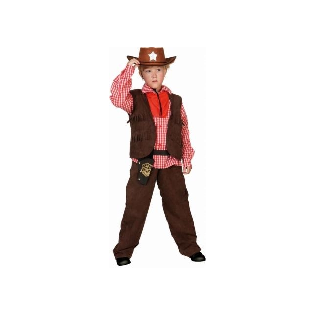 Cowboy Lucky braun Kostüm
