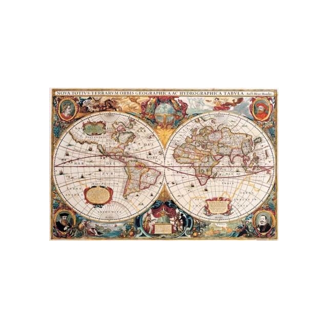 (64) Antike Weltkarte Poster