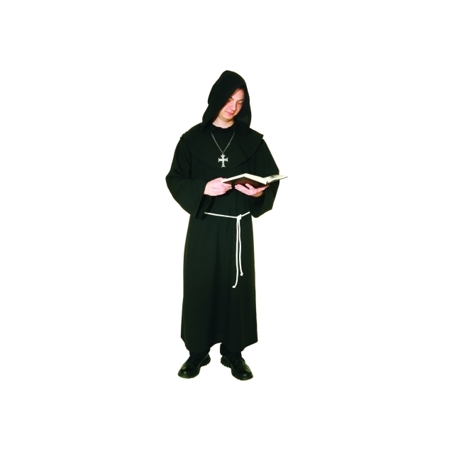 Mönch schwarz Gr. 50 Kostüm