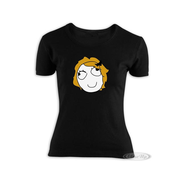 Girl Face Girlie T-Shirt