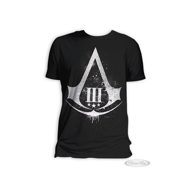Assassin's Creed 3 T-Shirt Distressed Shield