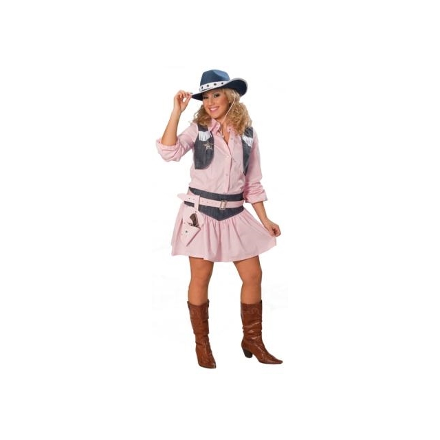 Cowgirl rosa Kostüm