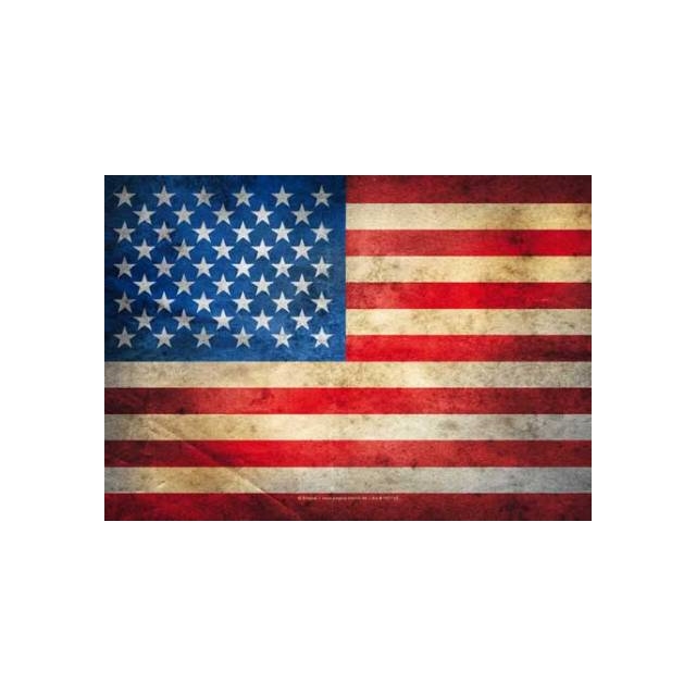 USA Flagge Vintage Sticker