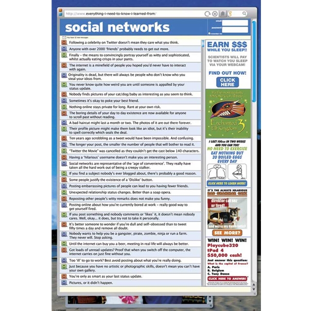 Social Networks Poster