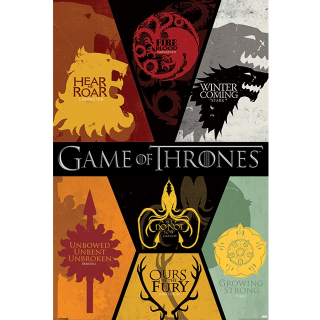 Game of Thrones Sigils Maxi-Poster 61x91,5cm
