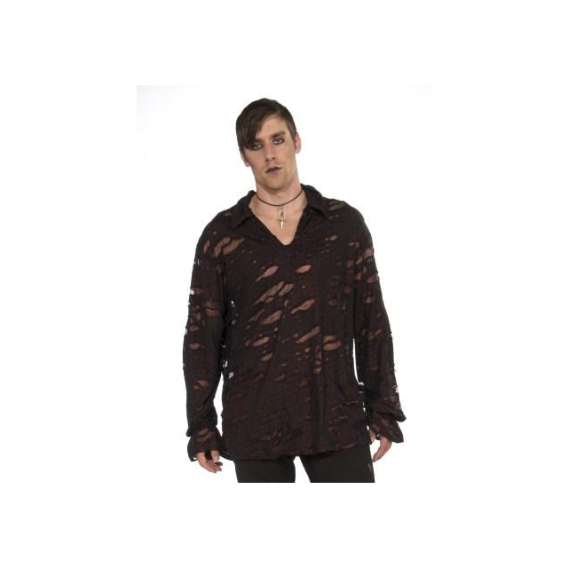 Goth Shirt schwarz/rot