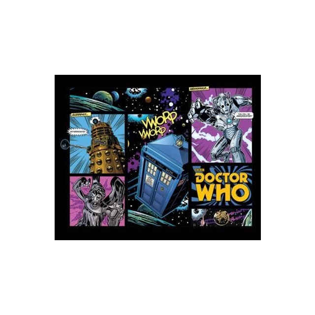 (540) Doctor Who Comic Layout Mini-Poster
