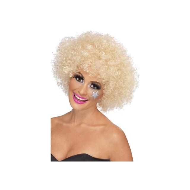 70s Afro blond Perücke