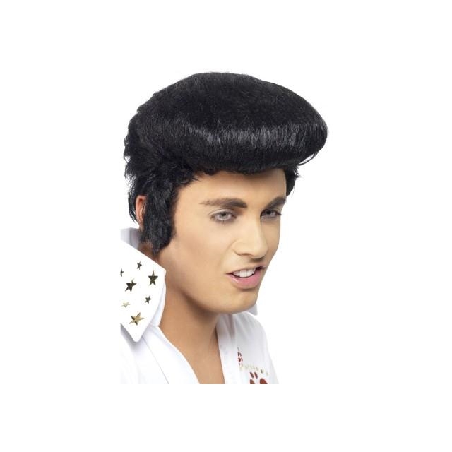 Elvis deluxe schwarz Perücke*