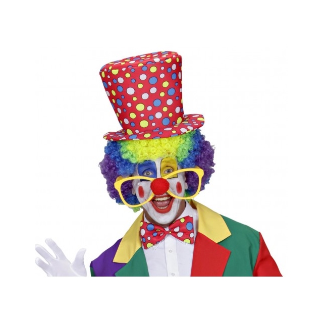 Clownbrille mit Nase in Übergrösse