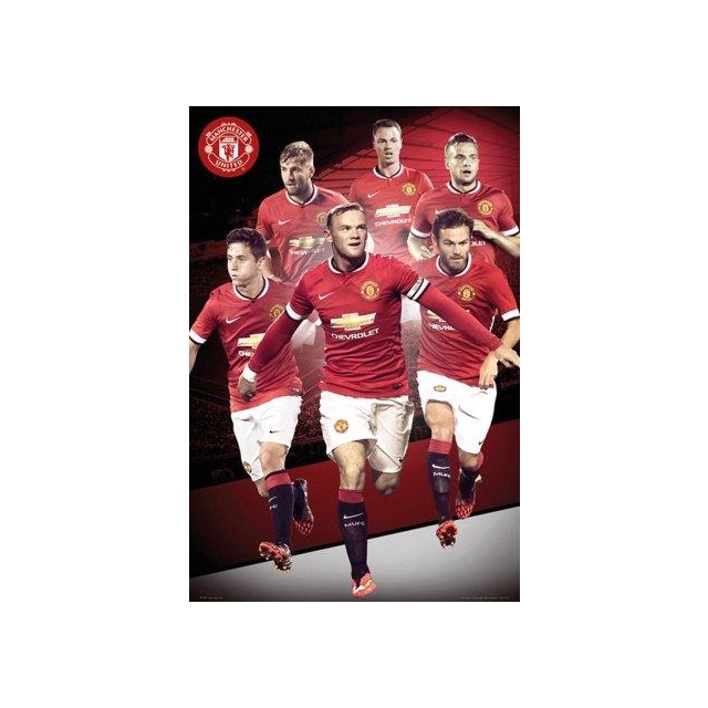 Manchester United Players 14/15 Poster