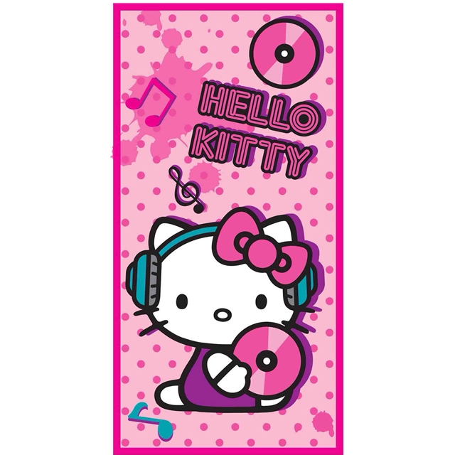 Hello Kitty Music Badetuch 70x140 cm