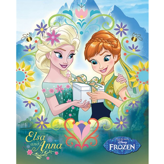 Frozen Fever Anna & Elsa Frame Mini-Poster