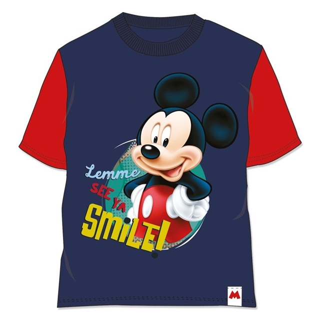 Mickey Mouse Smile blau T-Shirt