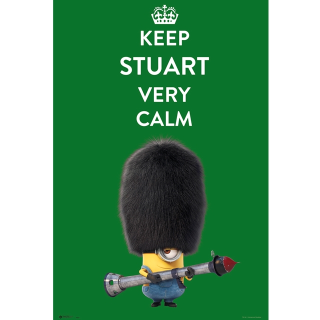 Minions Keep Stuart Poster