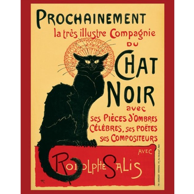 Tournee du Chat Noir Mini-Poster