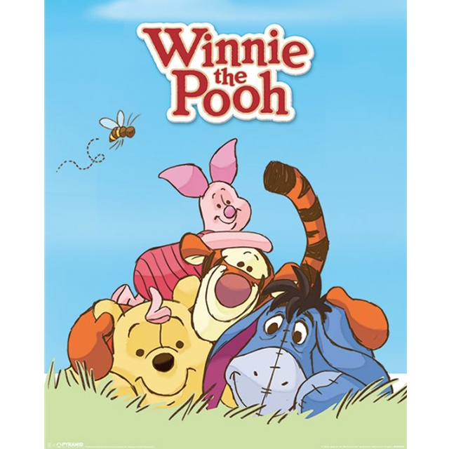 (544) Winnie The Pooh Characters Mini-Poster