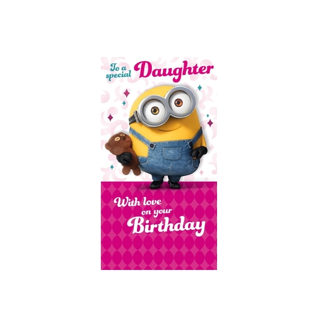 Minions Daughter Glückwunschkarte