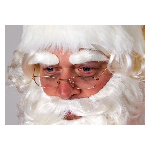 Weihnachtsmann eckig Brille