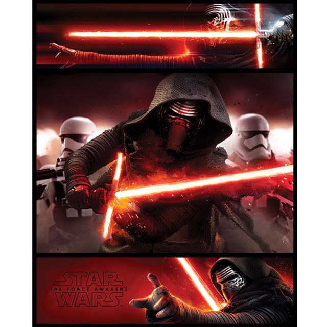 (514) Star Wars VII - Kylo Ren Panels Mini-Poster