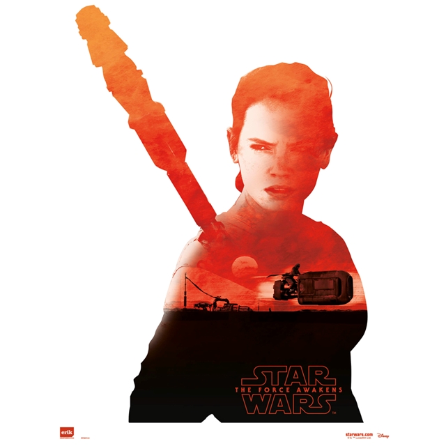 Star Wars VII - Rey Mini-Poster