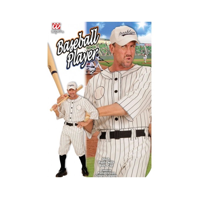 Baseball Spieler M Kostüm