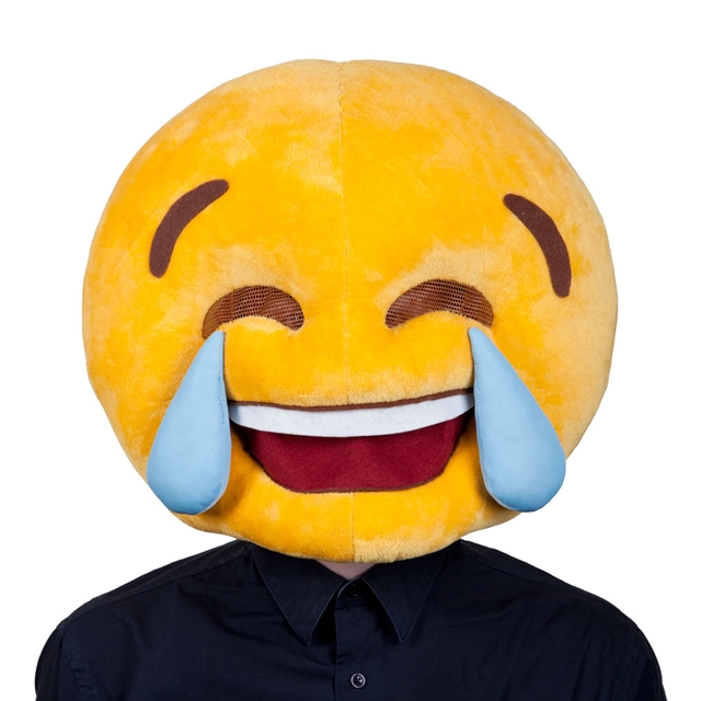 Cry Laughing Head  Plüsch-Kopfmaske