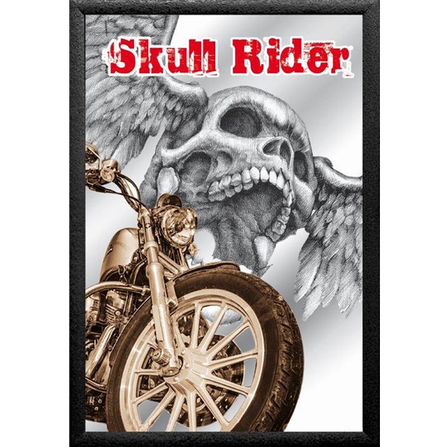 Motorcycles Flying Skull Spiegel