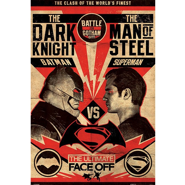Batman vs. Superman Fight Poster