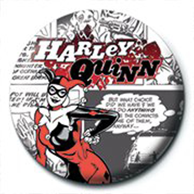 Button Harley Quinn AKA