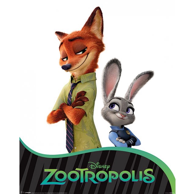 Zootropolis/Zoomania Characters Poster