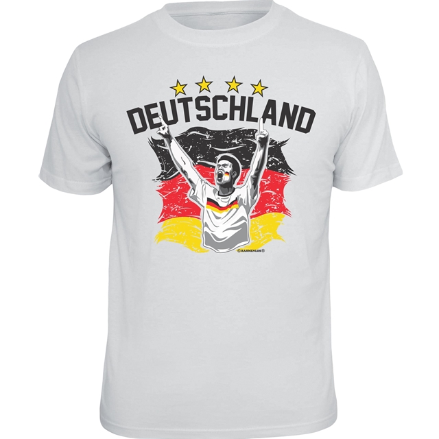 Deutschland Flagge Fan Fussball T-Shirt