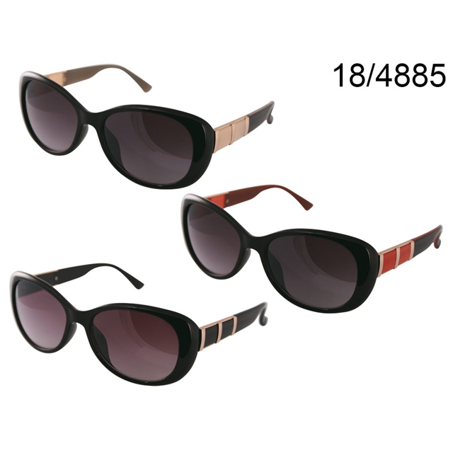 Sonnenbrille für Damen gold/rot/schwarz