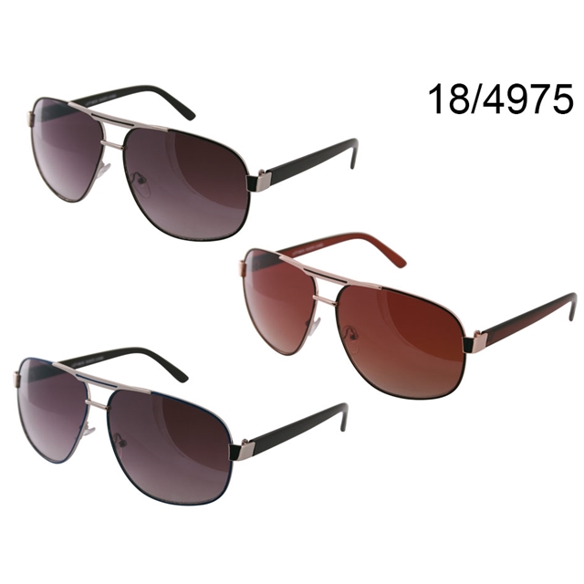 Sonnenbrille für Herren grau/schwarz/braun