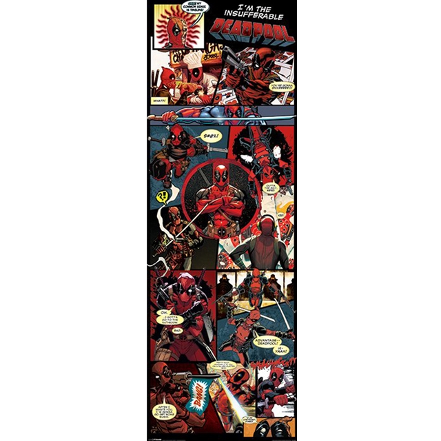 Deadpool Panels Tür-Poster