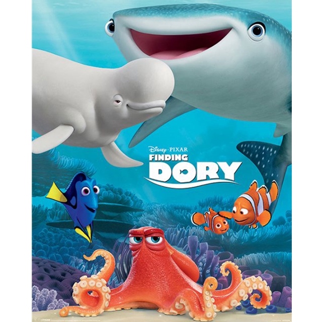 Finding Dory - Friend Group Mini-Poster