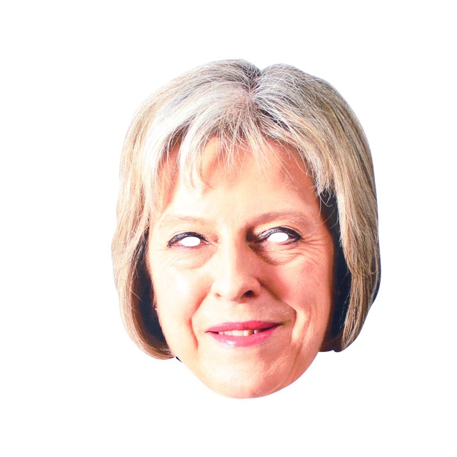 Theresa May Maske
