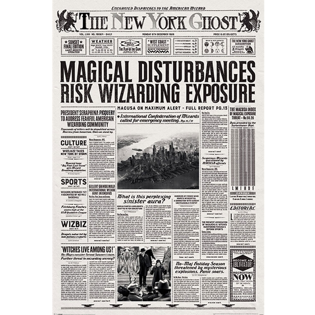 Fantastic Beasts - The New York Ghost Poster