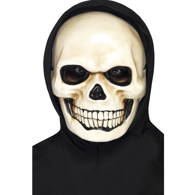 Skull Skelett weiss Maske
